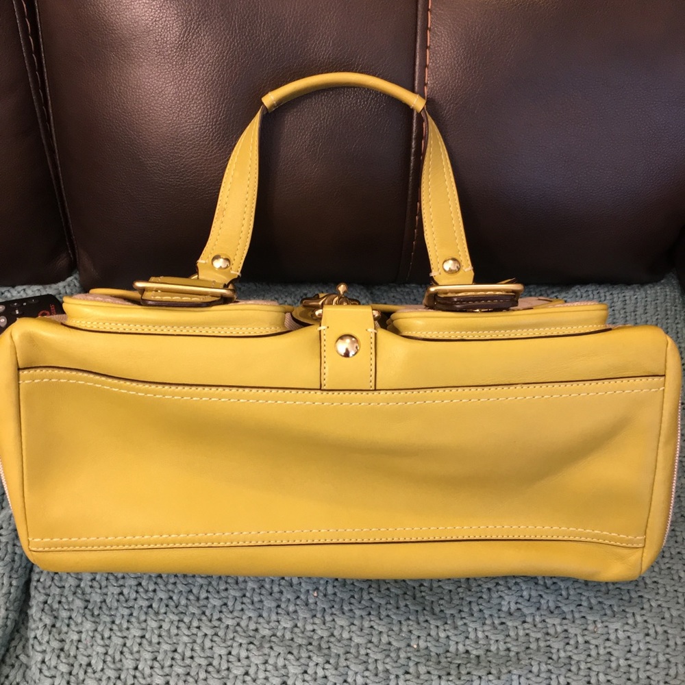 Coach Legacy leather and canvas satchel - Picture 3 of 6
